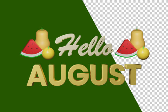 3D SVG Summer Asset: Hello August Review
