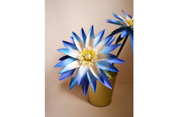 3D SVG Water Lily Paper Flowers Review