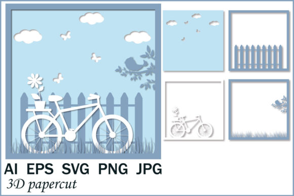 Bicycle Paper Cutting Machine SVG: 3D SVG Shapes Review