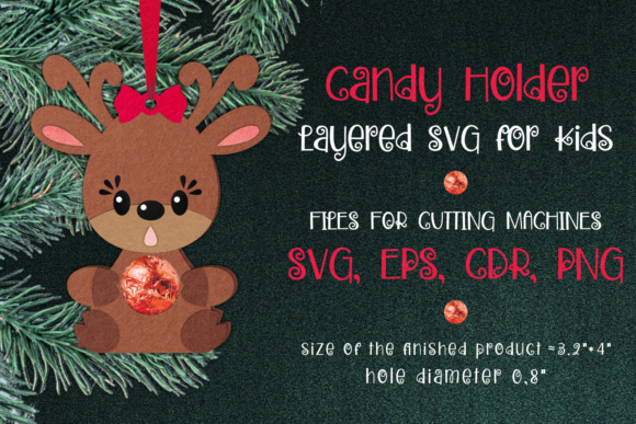 Deer Christmas Ornament 3D SVG Review