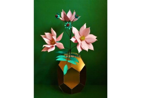 Emperor Dahlia: 3D SVG Paper Flowers