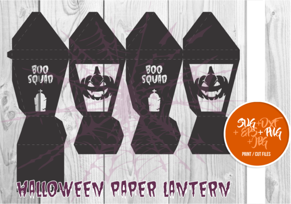 Halloween Paper Lantern Series a 0006: A 3D SVG Shapes Review