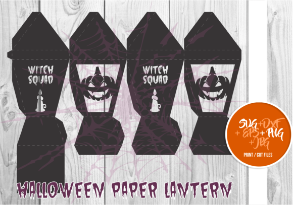 Halloween Paper Lantern Series a 0011: A 3D SVG Shapes Review