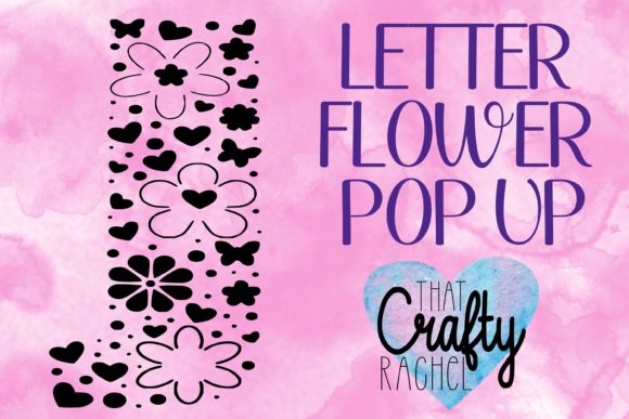Letter J Pop Up Flower 3D SVG Shapes Review