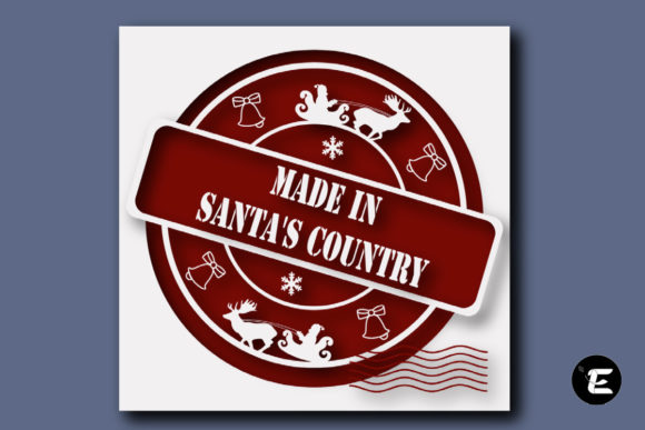 Made in Santa s Country: 3D SVG Shadow Boxes