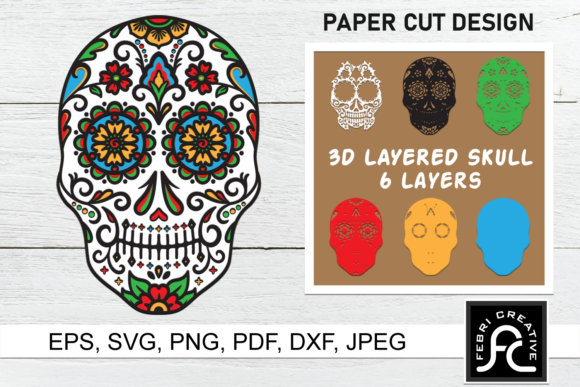 Review: 3D Layered Sugar Skull Mandala SVG