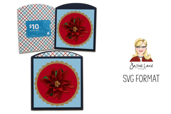 Review: Poinsettia Gift Card Envelope Design