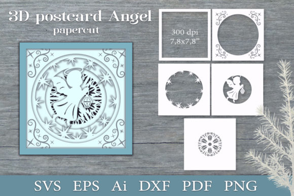 Reviewing the 3D Postcard Angel SVG for Embroidery