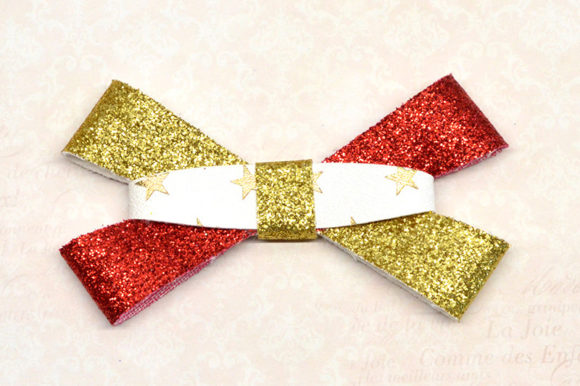 Strait Bow Template: A 3D SVG for Christmas Crafts